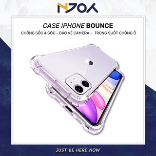 Ốp Lưng Iphone Bounce Trong Suốt Cao Cấp Chống Sốc Iphone 7 Plus 8 Plus X Xs 11 Pro Max 12 Pro Max 13 Pro Max Njoyshop