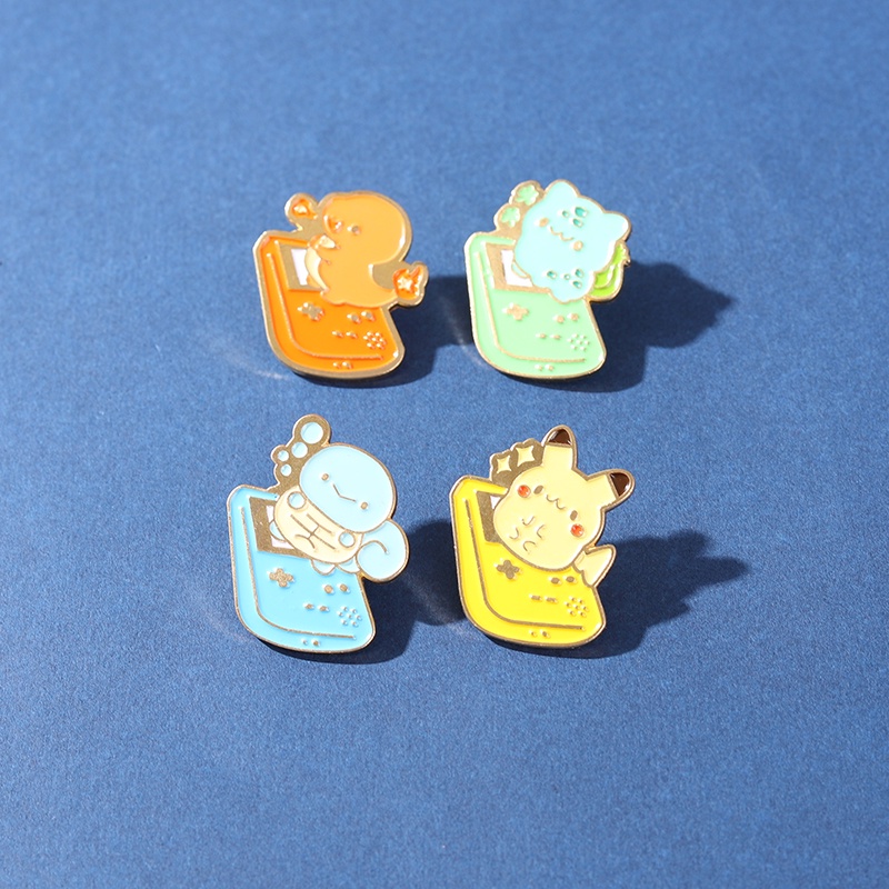Ghim cài áo QIHE JEWELRY họa tiết hoạt hình anime 32 kiểu dáng dễ thương