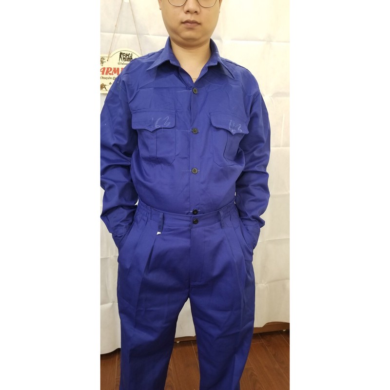 Bộ Công Nhân màu xanh -loại 1