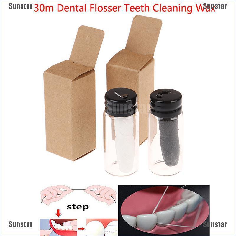 Cuộn Chỉ Nha Khoa Màu Đen 30m