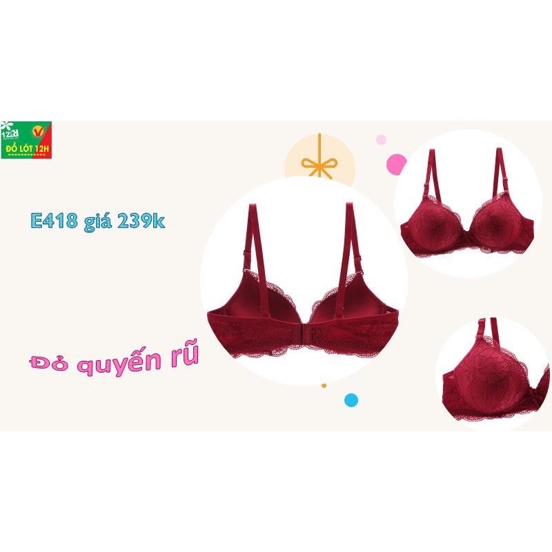 áo lót không gọng mút vừa 12h e418