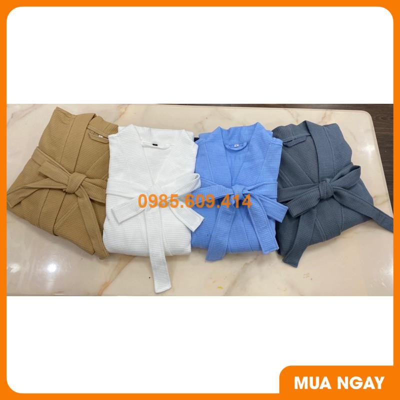 Áo Choàng Khách Sạn Nam Nữ Chất Liệu Cotton Mang Lại Cảm Giác Dễ Chịu Cho Người Mặc