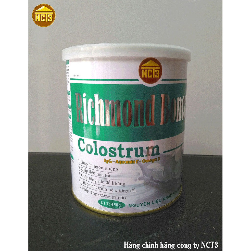 Sữa Non Richmond Boncare COLOSTRUM (450g) ( Hàng chính hãng công ty NCT3 )