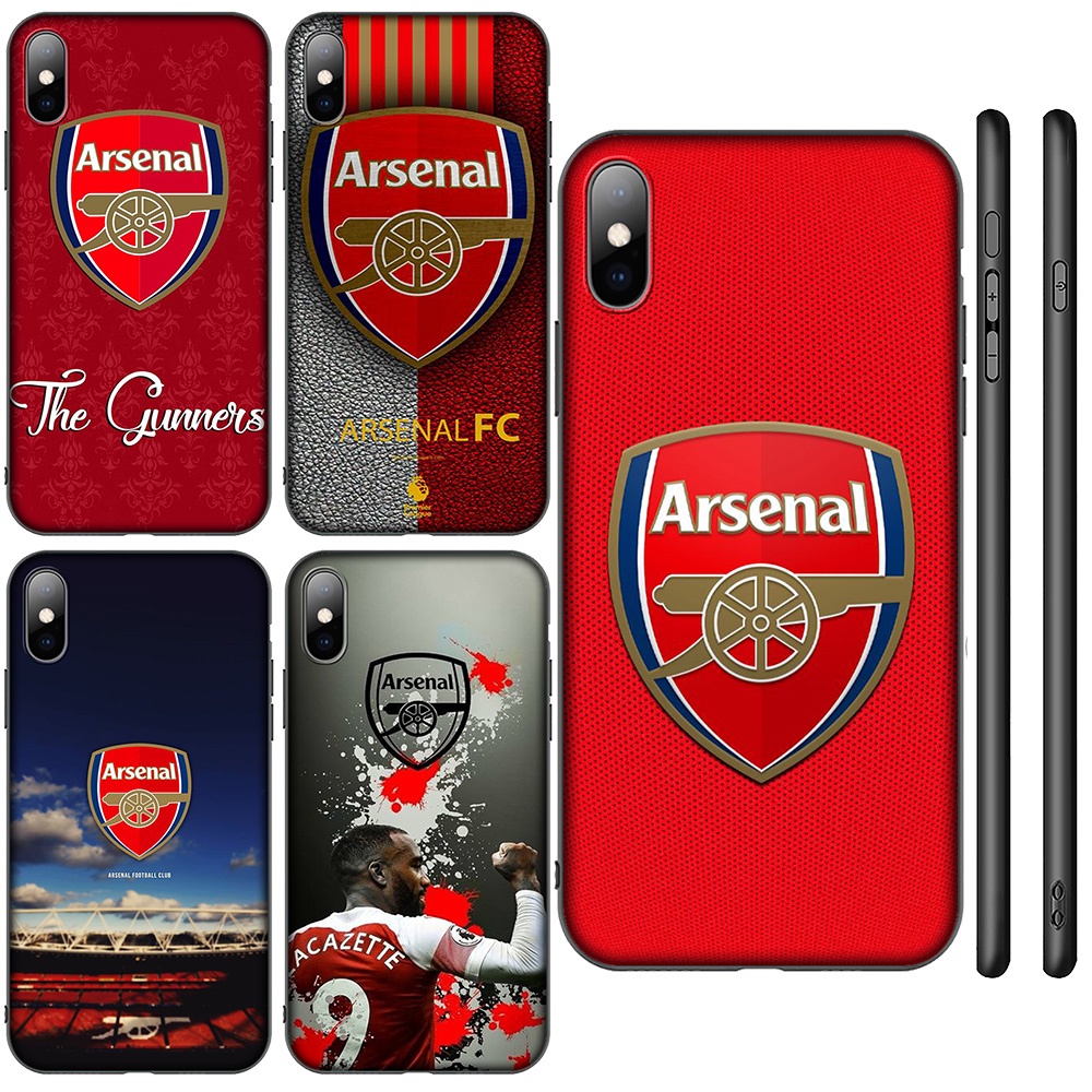 Ốp Điện Thoại Silicon Mềm Hình Câu Lạc Bộ Arsenal Cho iPhone 12 11 Pro X XS Max Mini Xk10