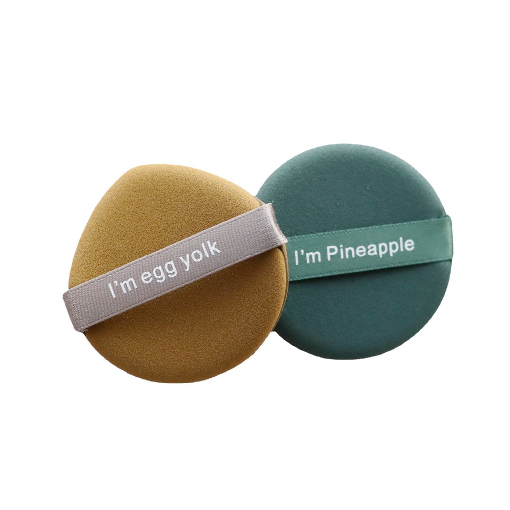 Combo 2 Miếng Bông Dặm Phấn Phủ,Phấn Nền Mút Tròn Dày Dụng Cụ Trang Điểm,Thấm Nhanh Tiết Kiệm Phấn