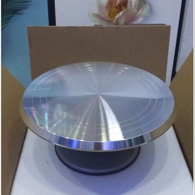 Bàn xoay kim loại 31cm