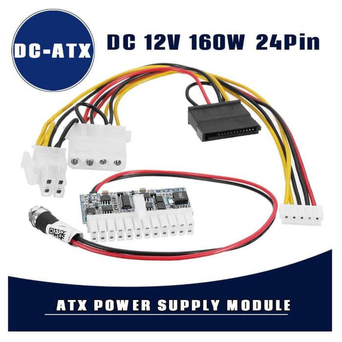 Mô Đun Nguồn Cung Cấp Điện 160w 24pin Dc 12v Pico Atx Chuyên Dụng