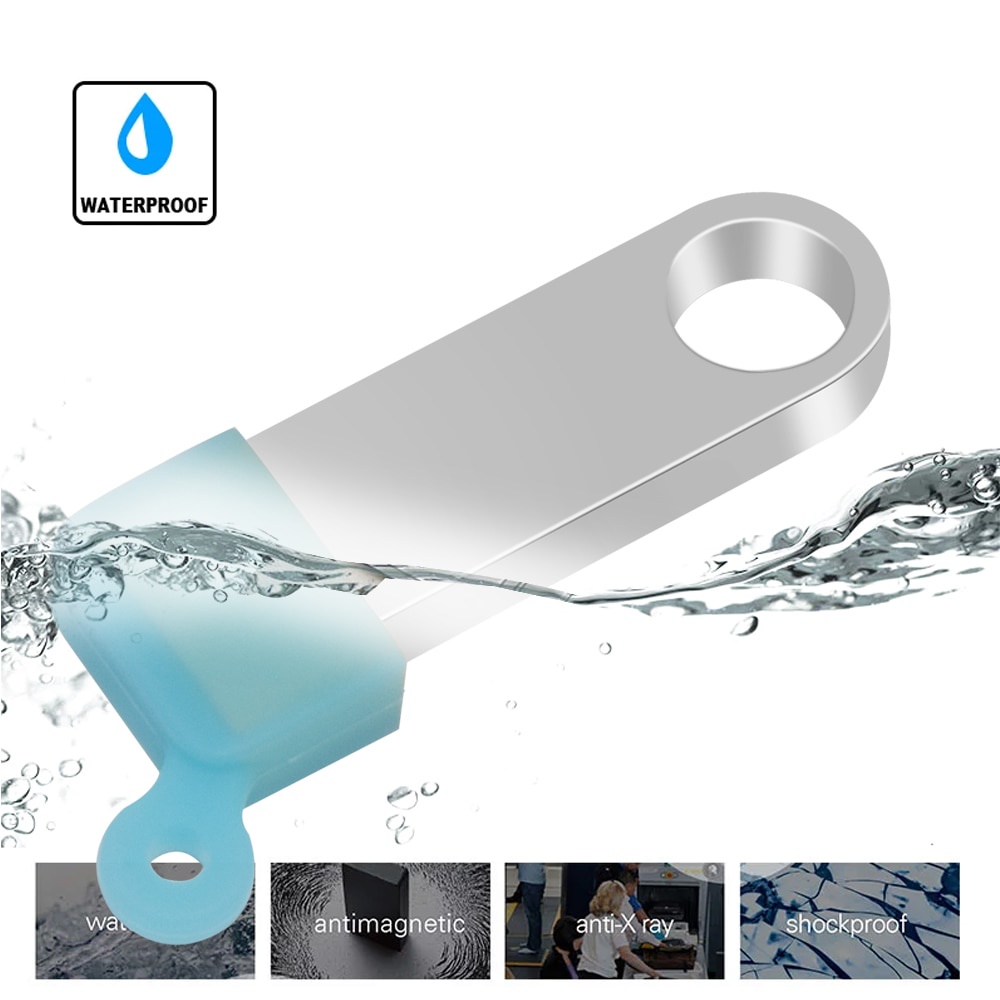 Usb 3.0 Dung Lượng Cao 2TB 1TB Vỏ Kim Loại Chống Nước