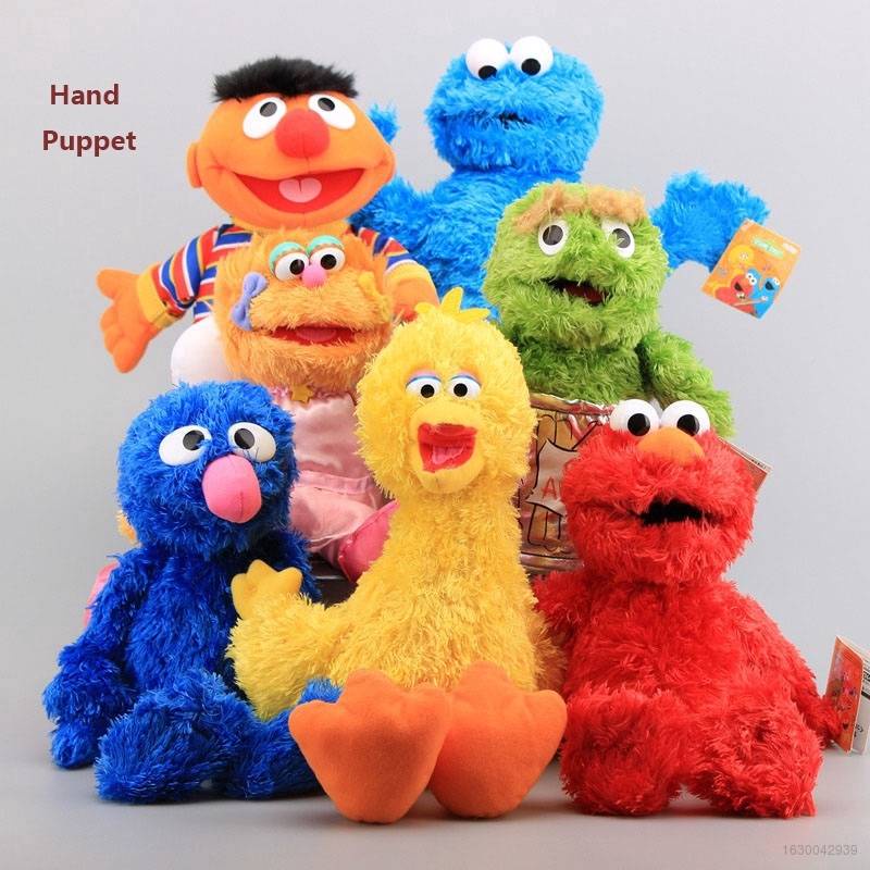 Con rối đeo tay hình quái vật Elmo dễ thương
