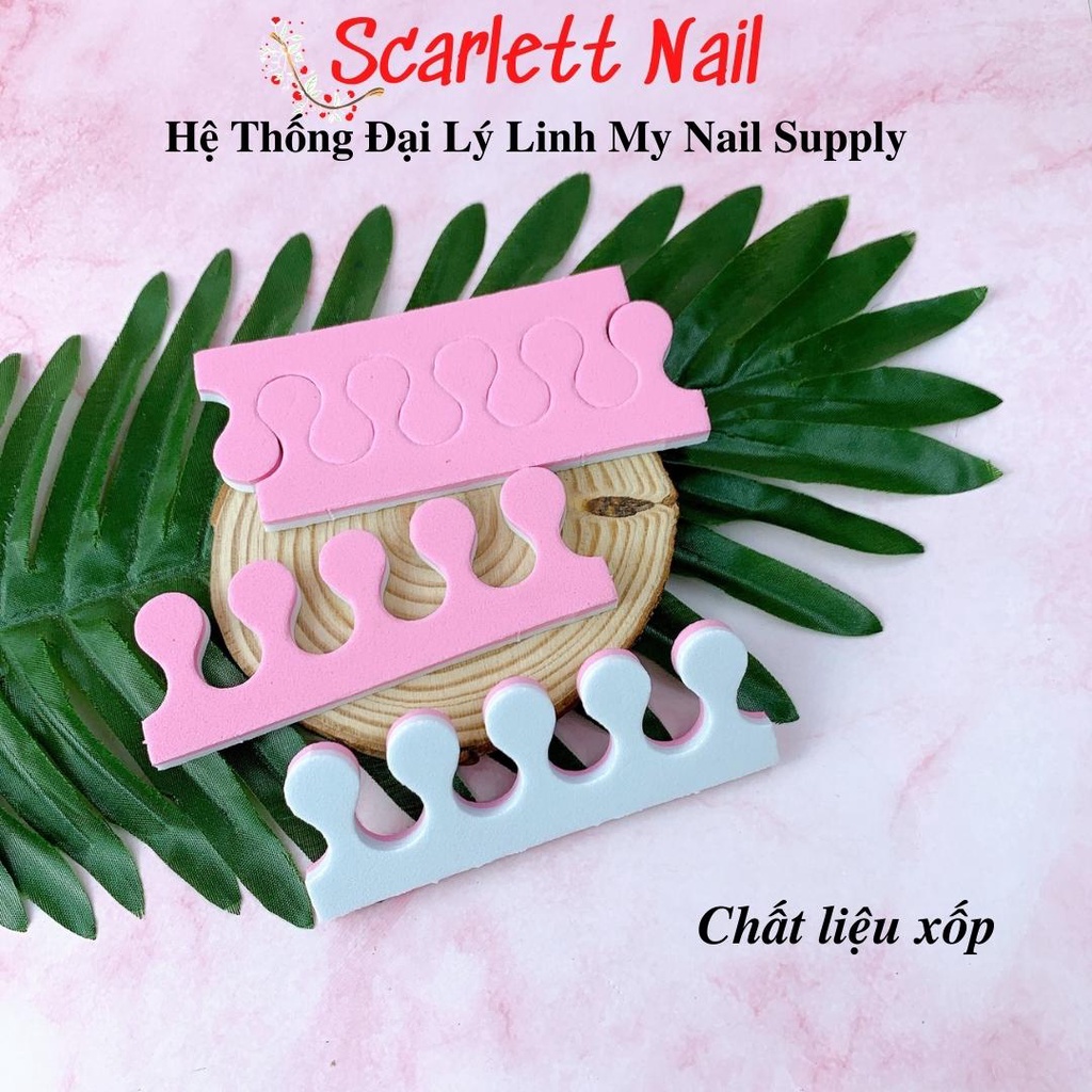 Set 2 Kẹp Tách Ngón Tay Ngón Chân Chống Lem Nước Sơn Khi Làm Móng Giao Ngẫu Nhiên
