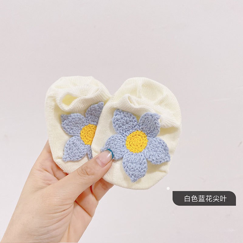 Giày vải, vớ chân cho trẻ em siêu cute hình hoa cúc, hoa bé ngoan