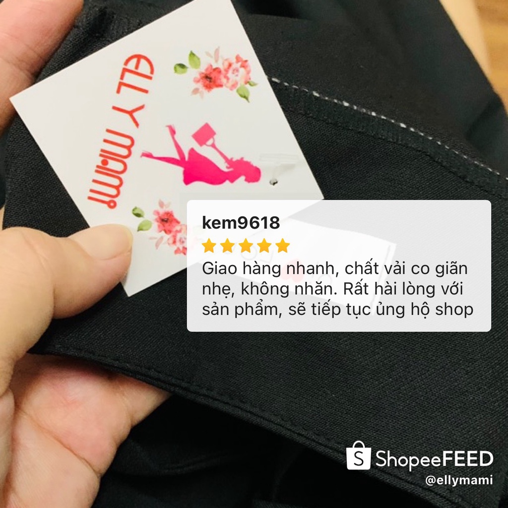Set Yếm Bầu , Suông 3 Cúc , 2 Túi Cổ Vuông Mặc Thoải Mái Suốt Thai Kì & Sau Sinh