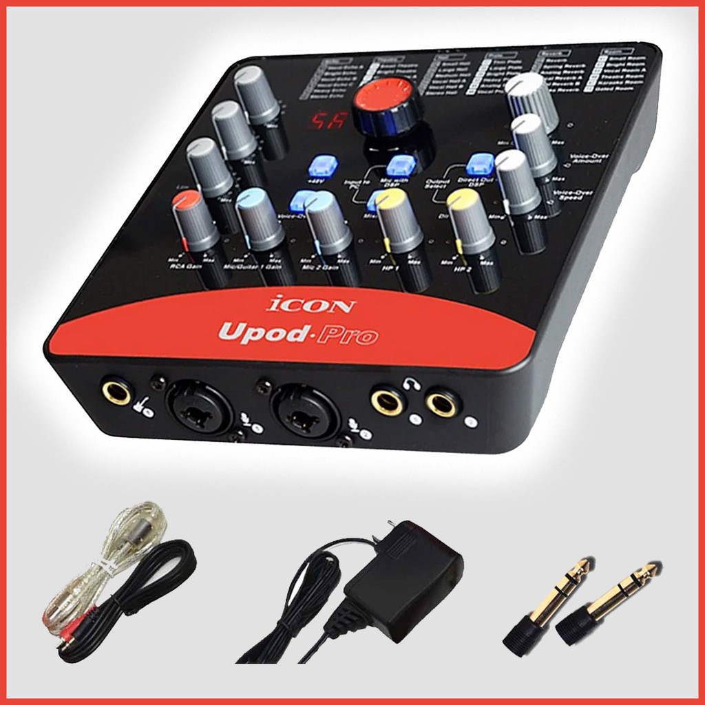 【Chính hãng】Thiết bị thu âm livestream Sound card Icon Upod Pro - bảo hành 12 tháng 1 đổi 1 (trừ phụ kiện)