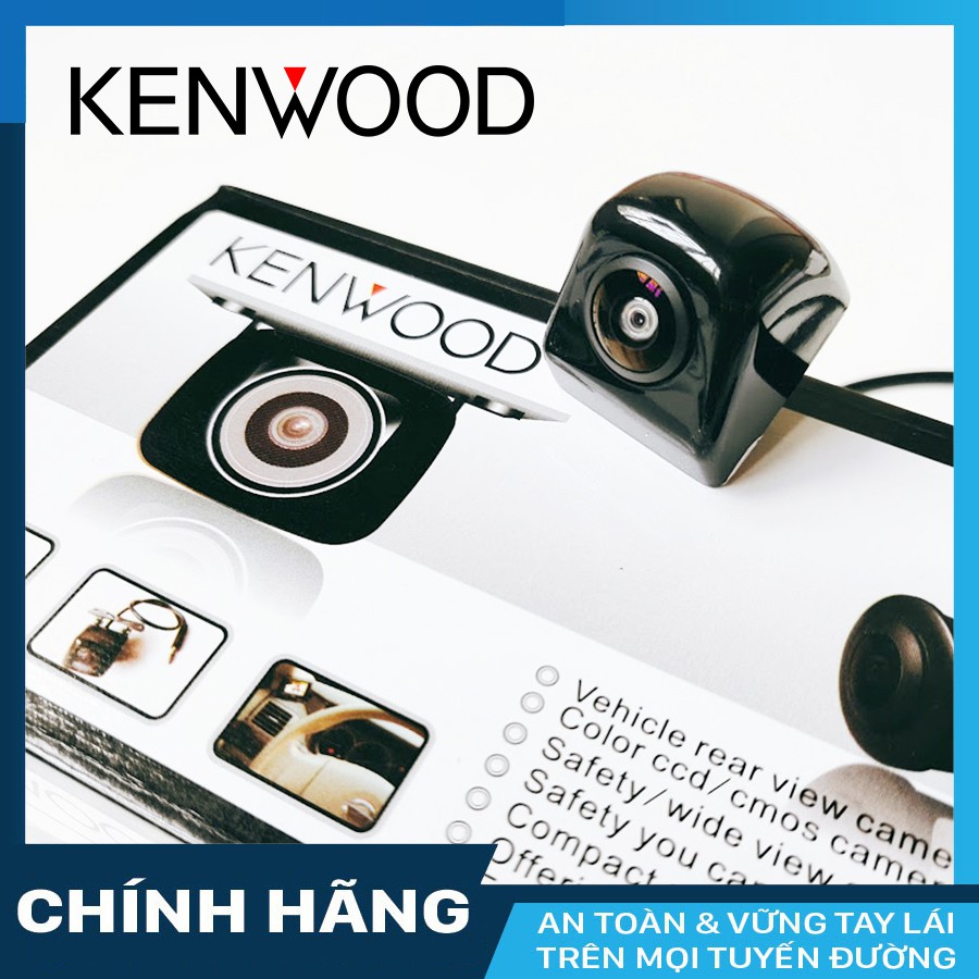 Camera lùi Kenwood công nghệ AHD siêu nét cho màn hình xe hơi Android