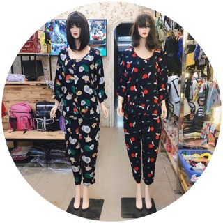 Đồ bộ lanh bigsize tay dài cho mẹ bầu và sau sinh (70-90kg)