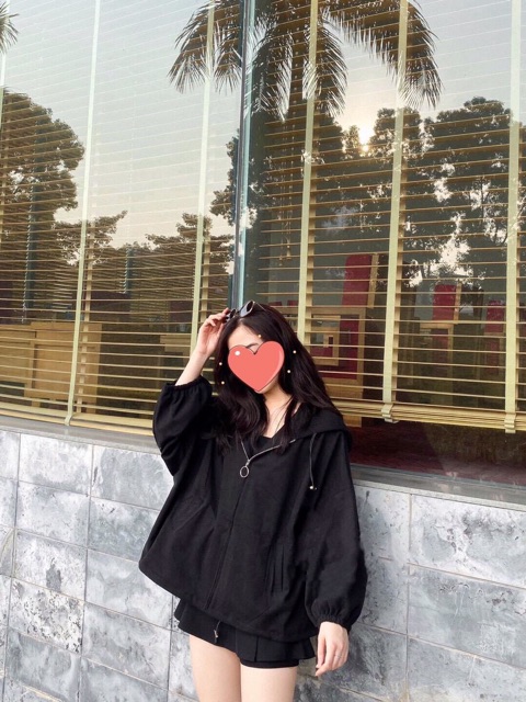 Áo khoác nhung tăm khoá thụng siêu hot | BigBuy360 - bigbuy360.vn