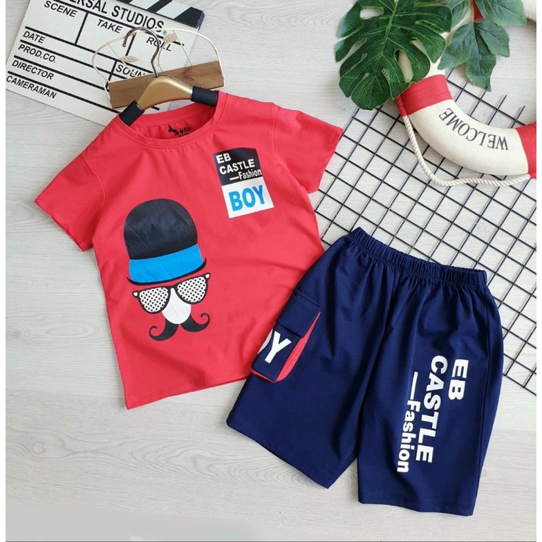 Bộ bé trai tay ngắn size đại từ 25-38kg