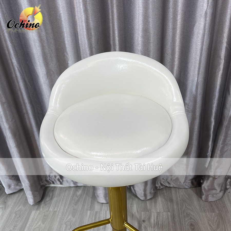 Ghế Chụp Hình, Ghế Makeup Chân Vàng K1 Sơn Tĩnh Điện Nhập Khẩu Mẫu TỰA THẤP ( Ảnh Thật Shop Chụp)