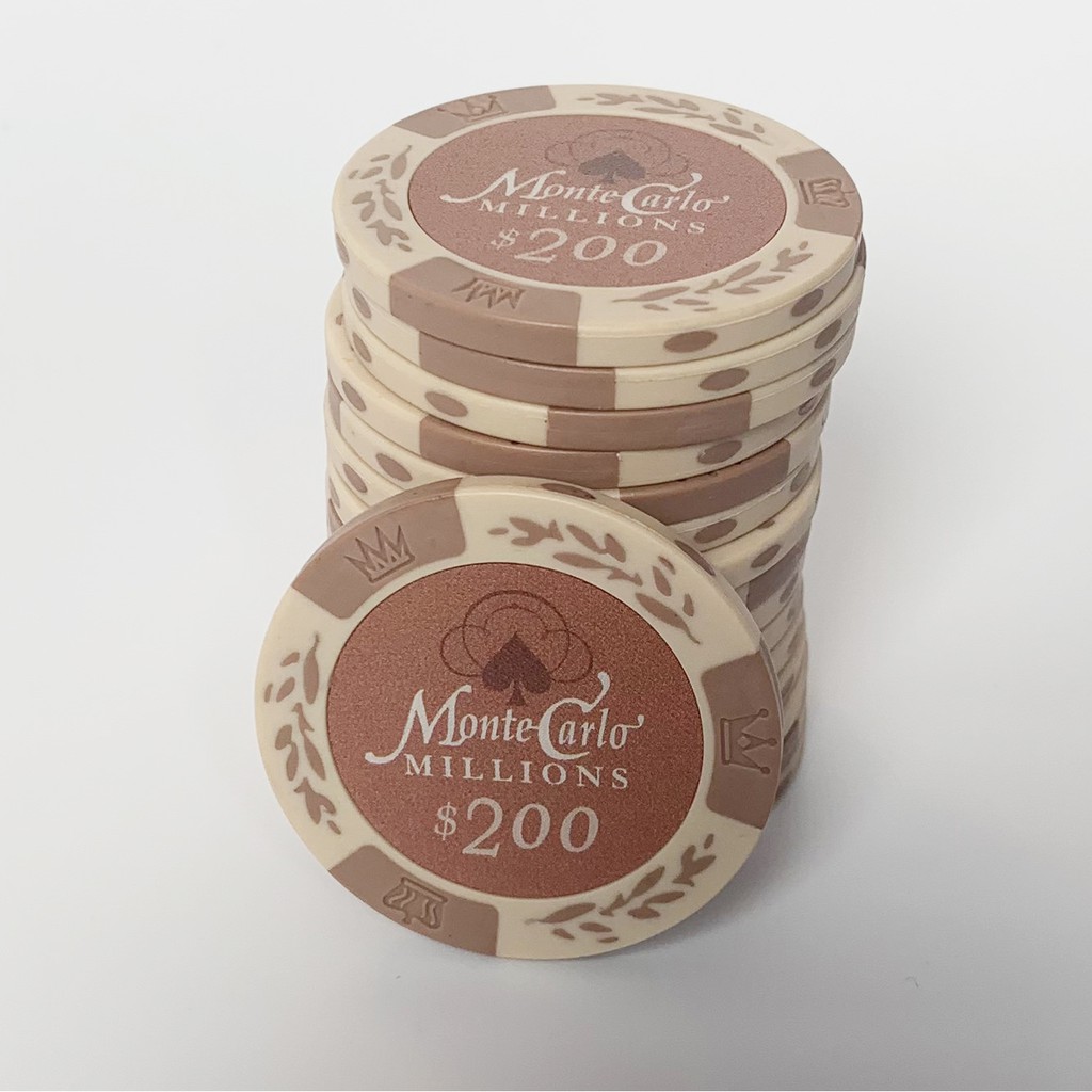 [Mã LIFE0503TOYS1 giảm 10% đơn 150k] Bộ Phỉnh Poker Monte Carlo có số (200/300/500 chip poker, loại cao cấp)