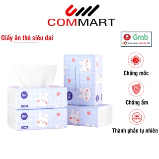 Giấy Ăn Thỏ Trắng Siêu Dai Siêu Mịn - Giấy Ăn Rút Hình Thỏ (Hàng Nội Địa Trung Quốc)