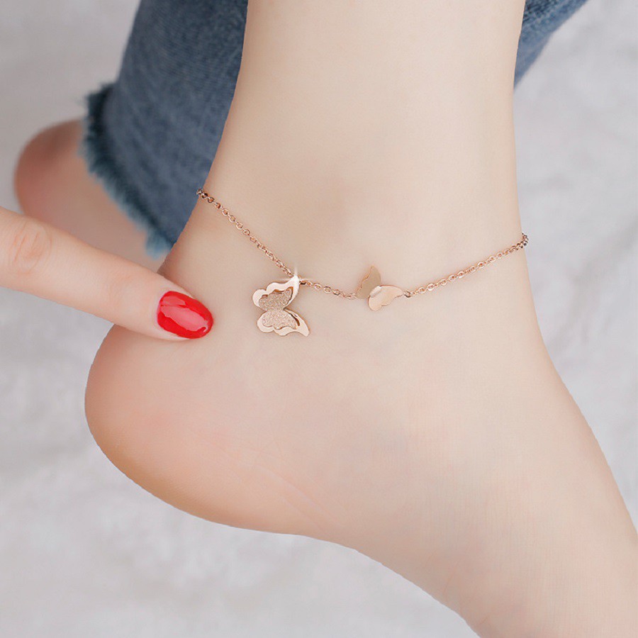 Lắc chân bướm vàng phun cát sang trọng vĩnh viễn không đen