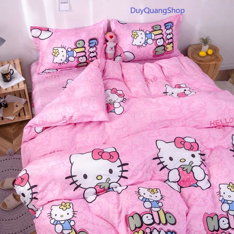 Cotton Poly Nhập Khẩu - Kitty Hồng SP001112