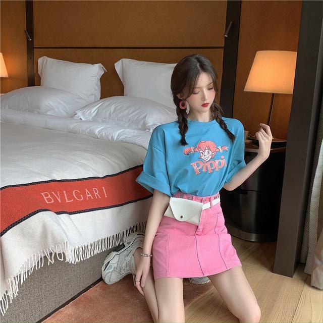Online celebrity suit skirt women's summer dress 2022 new Korean style short-sleeved blouse + skirt goddess two-piece set