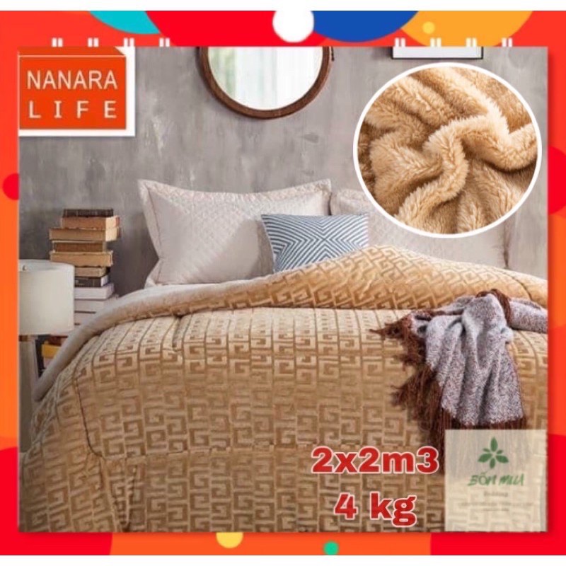 chăn lông cừu chữ vạn(ib chọn mẫu)