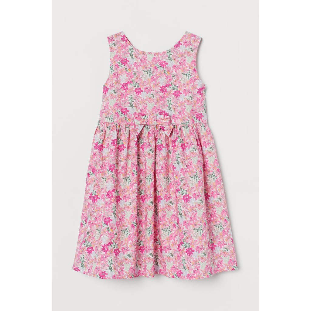 Váy vải cotton hoa nhí hồng cực xinh, Hờ mờ US săn SALE