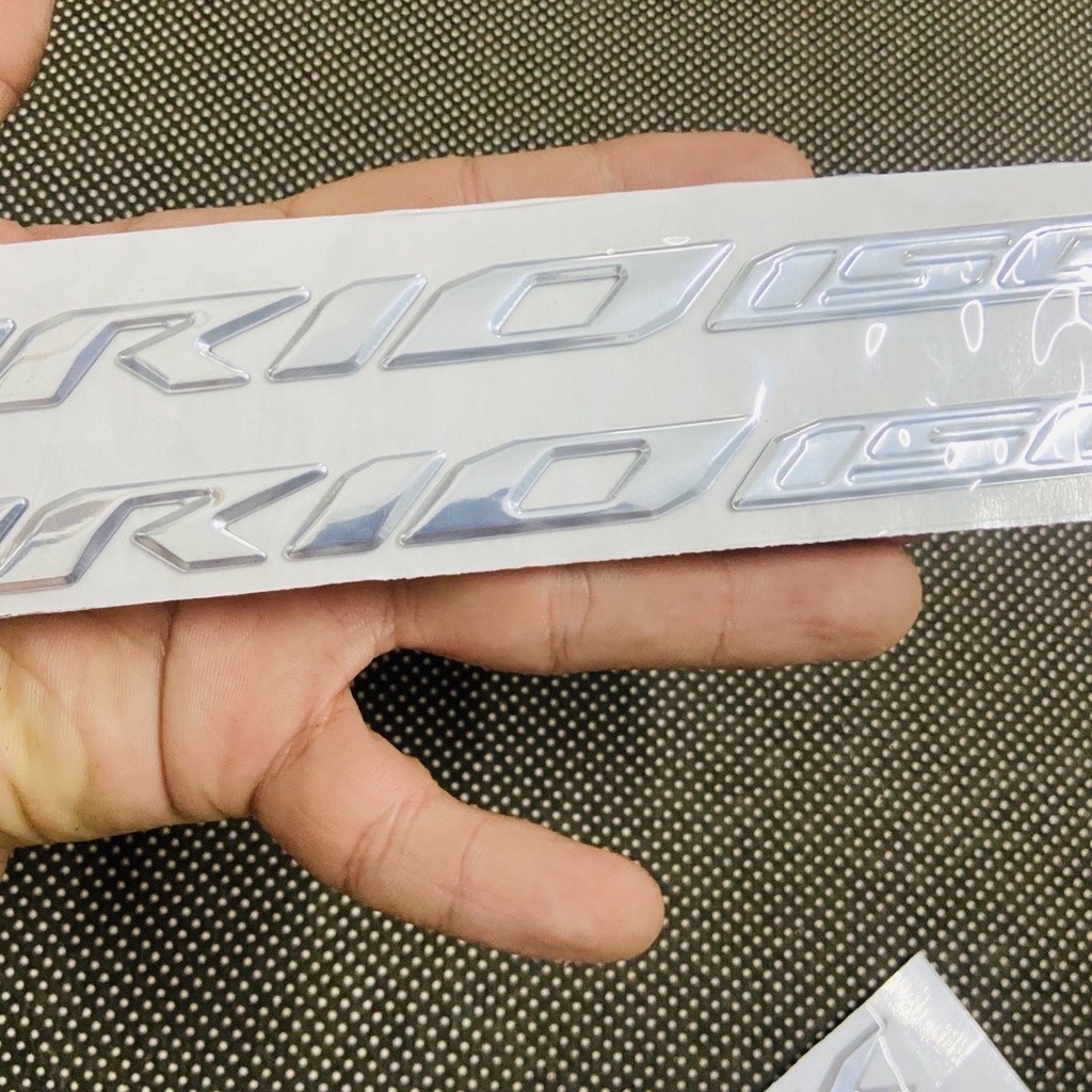 Bộ sưu tập tem chữ CLICK, VARIO 150, tem mủ cứng, kéo dán chắc chắn, dán trang trí xe máy