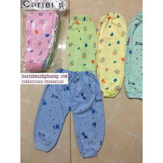 Combo Quần dài sơ sinh Carter's in hình gấu