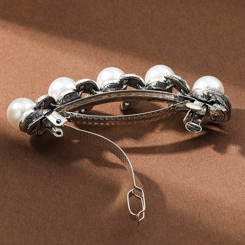 Kẹp Tóc Đính Ngọc Trai Xinh Xắn Thời Trang Mùa Xuân