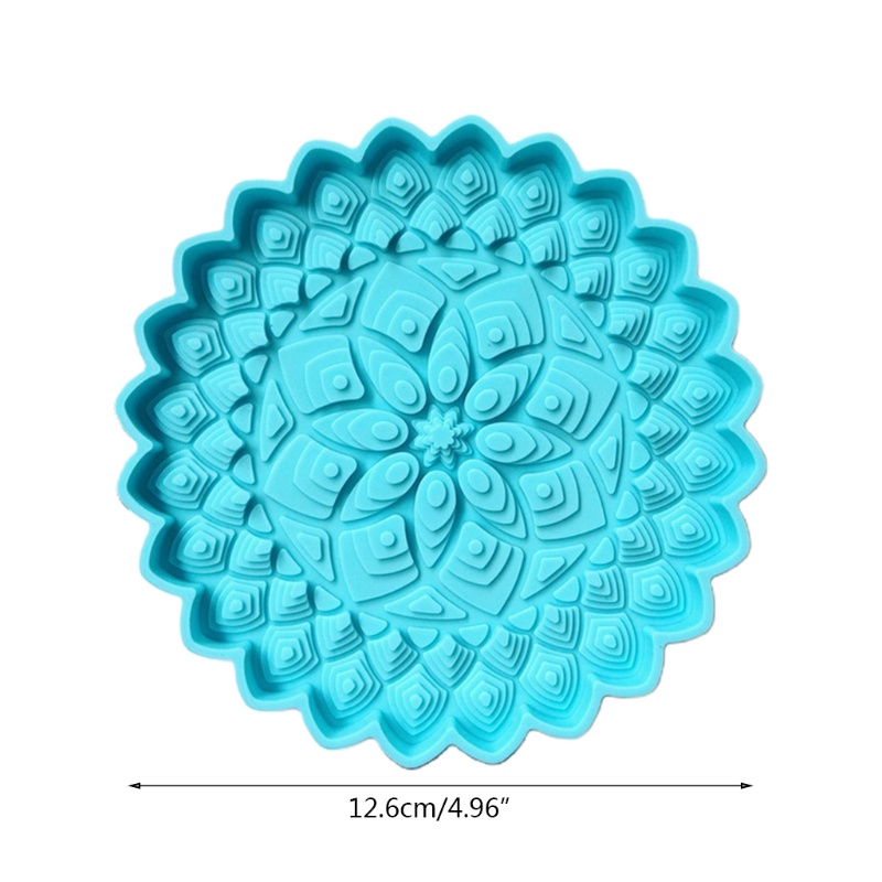 Khuôn silicone làm miếng lót ly resin epoxy DIY thủ công trang trí