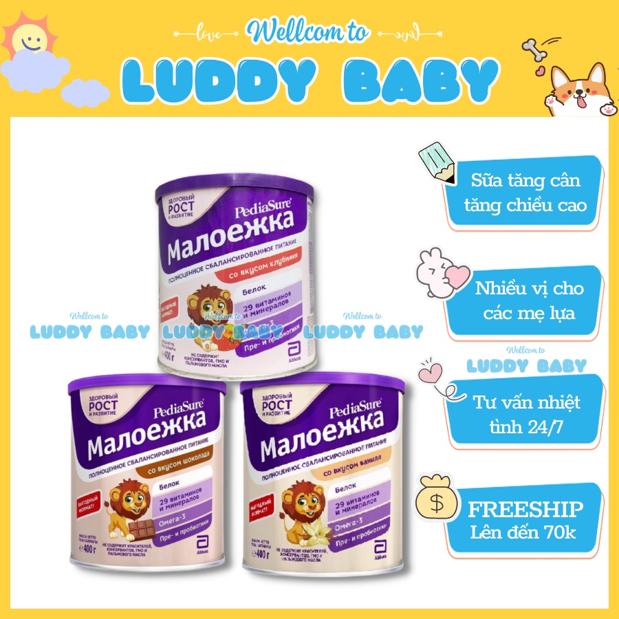 Sữa Bột Pediasure Vani Nga 400G Và 850G