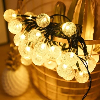 Dây đèn led bi bọt 8m màu Vàng (Không chớp)