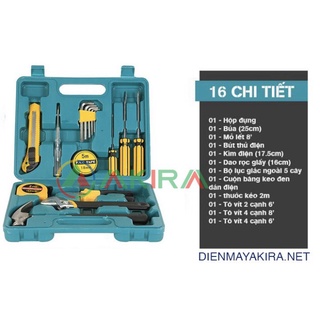 Bộ dụng cụ sửa chữa 16 món