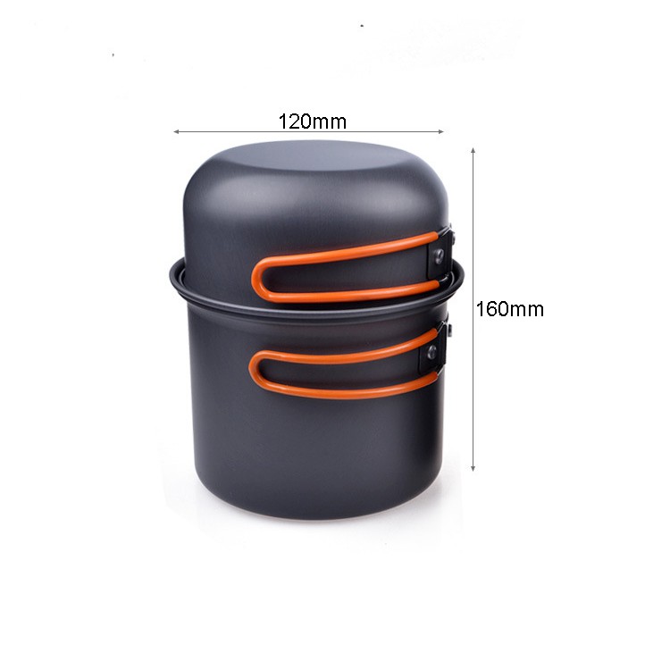 Bộ nồi nấu ăn dã ngoại cắm trại DS-101 dành cho 1- 2 người