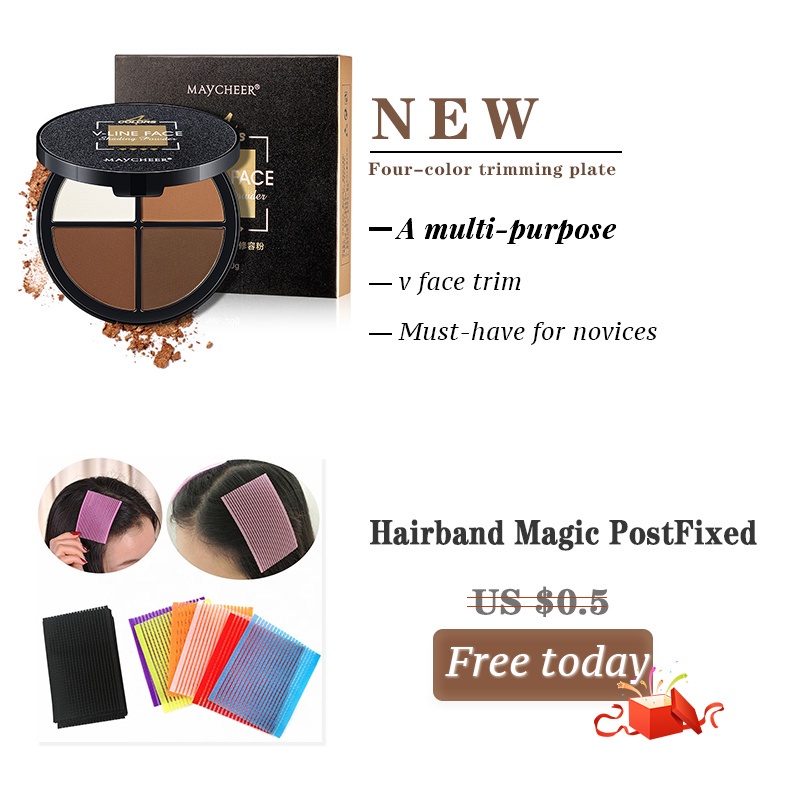 [Hàng mới về] Bảng phấn tạo khối bắt sáng sáng 4 màu thời trang trang điểm kháng nước lâu trôi | BigBuy360 - bigbuy360.vn