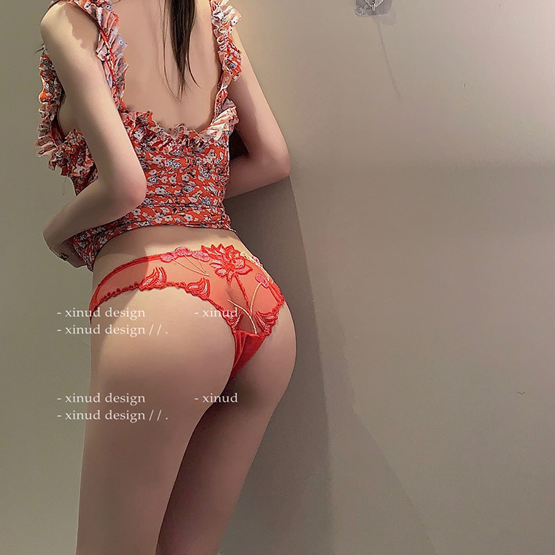 Quần Lót Leosoxs Từ Cotton Phối Ren Quyến Rũ Cho Nữ