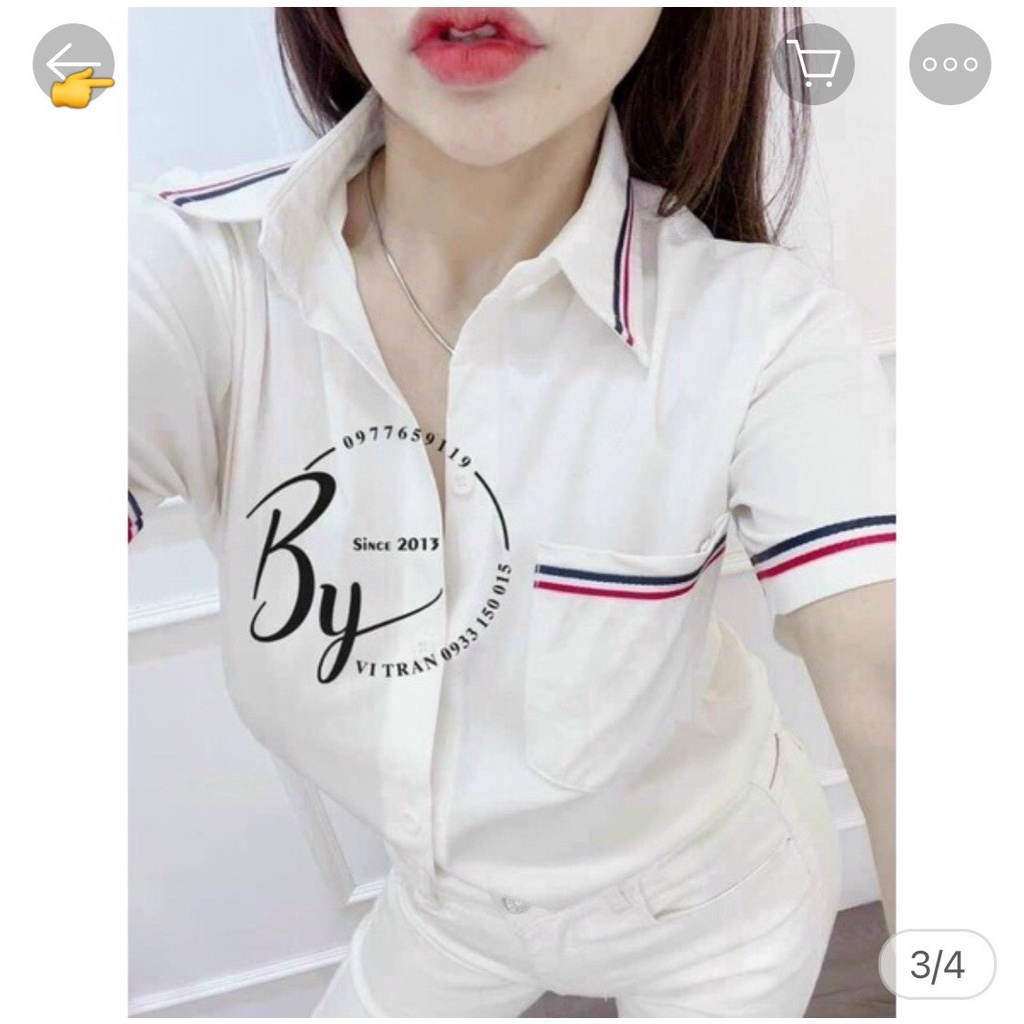 ÁO SƠ MI NGẮN TAY LỤA CỰC XINH GIÁ RẺ ALOHASHOP91