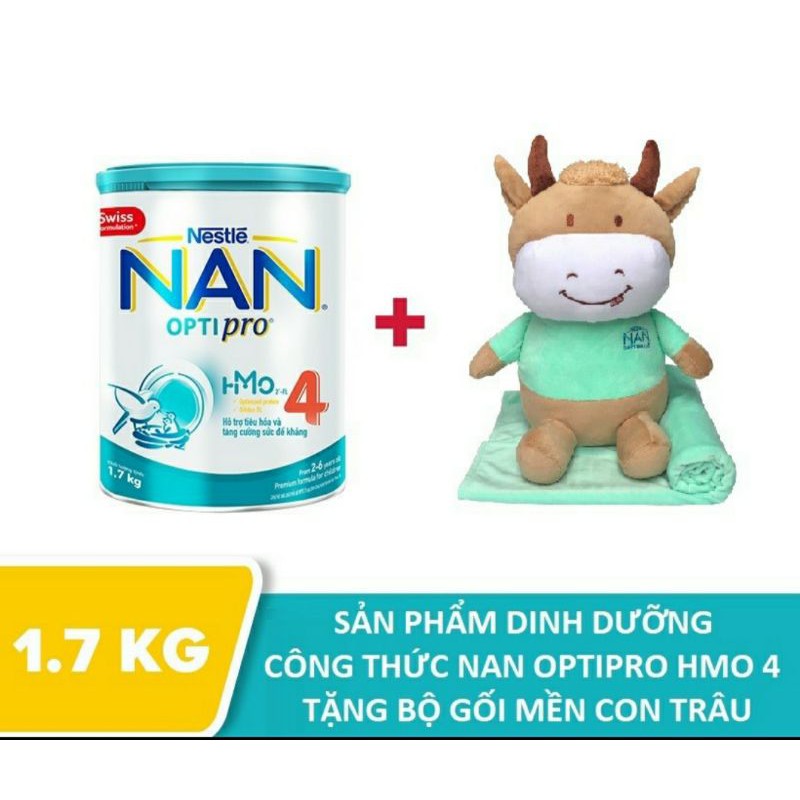 Sản phẩm dinh dưỡng công thức NAN OPTIPRO HMO 4 - Lon 1.7kg