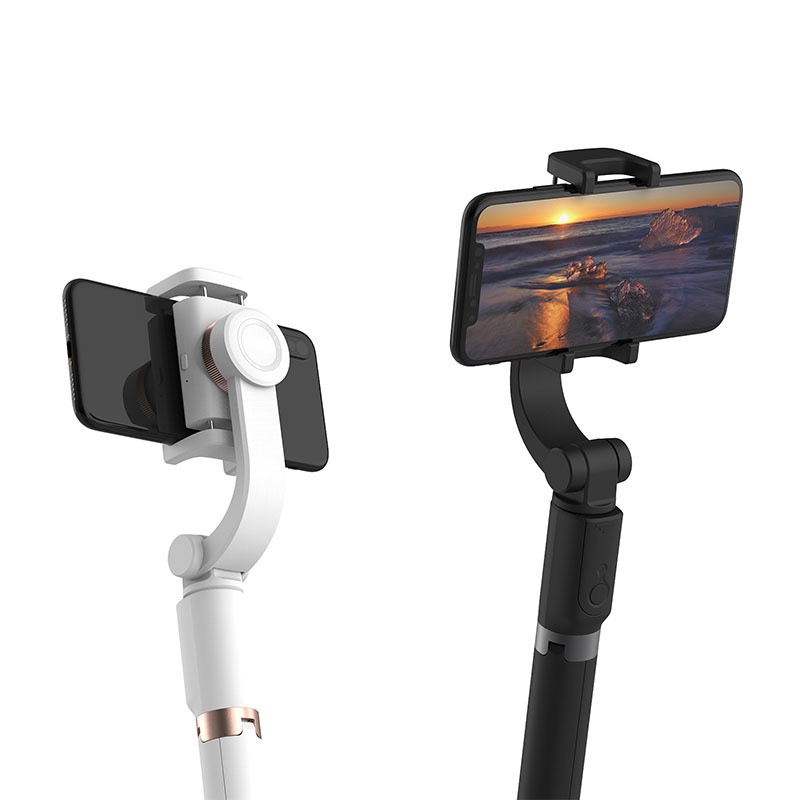 ✔️✔️ Tay Cầm Chống Rung Điện Tử Gimbal 1 TRỤC DISPHO Bluetooth - Gimbal Điện Thoại Chống Rung - Có Chân Đỡ Tự Đứng