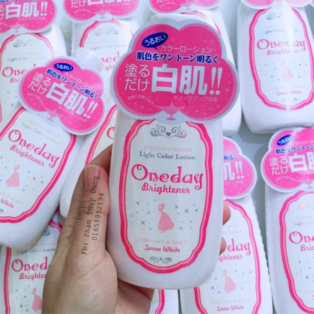Lotion dưỡng trắng da One Day Brightener