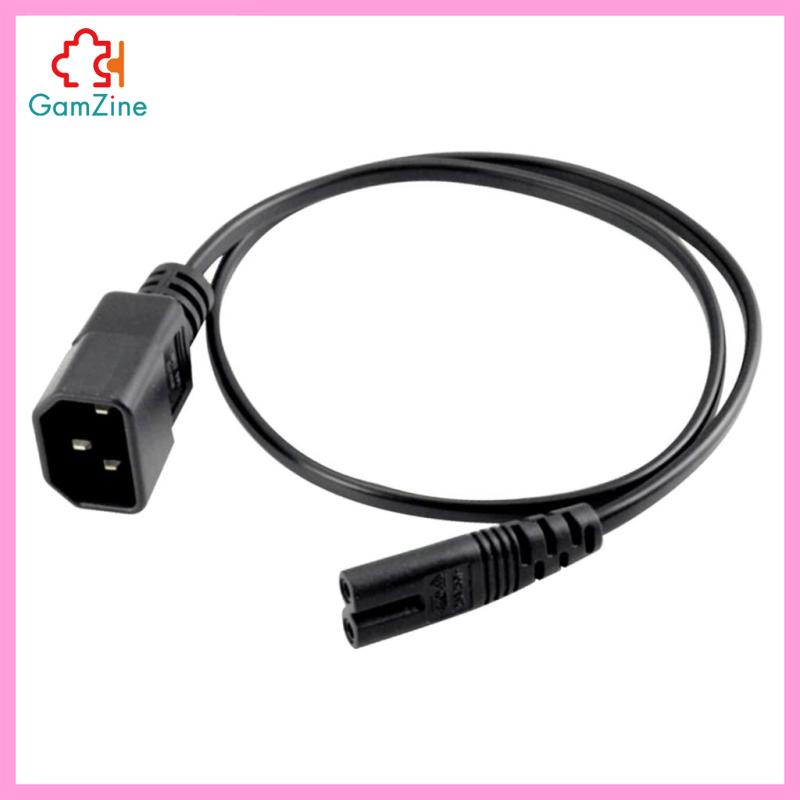 Bộ Chuyển Đổi Nguồn Điện 6.56ft IEC320 C14 Male Sang C7 Female Màu Đen