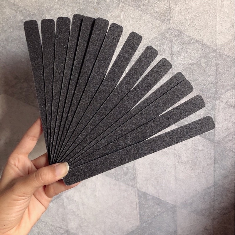 Dũa móng tay, Dũa giấy, Dũa đại đen nhám nhật bén bền chuyên dụng làm Nail