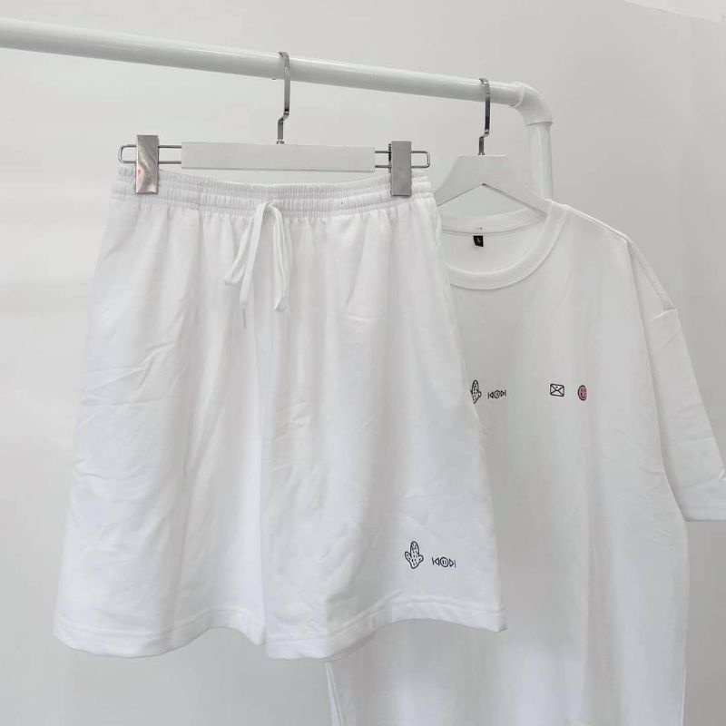 Set áo thun + quần short thun iCON unisex