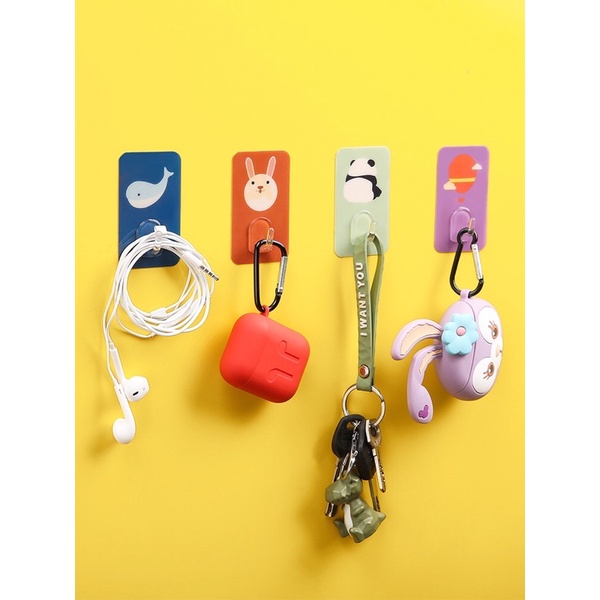 Móc dán tường treo đồ cute