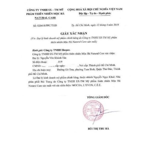 KEM CHỐNG NẮNG MOCHA - HÀNG CHÍNH HÃNG