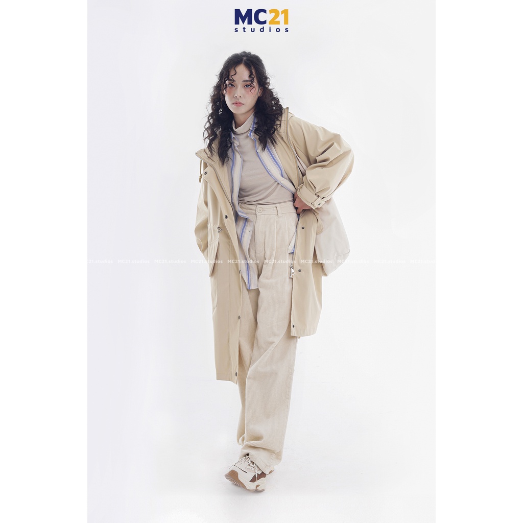 Áo khoác măng tô trench coat MINION CLOTHING unisex nam nữ chất kaki dày dặn 2 lớp có lót gió A3107