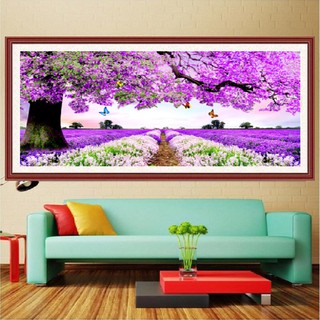 Tranh đính đá Cây tình yêu Kt 110*60cm